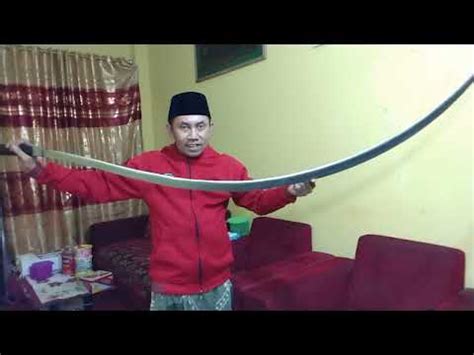 Celurit Raksasa Meter Gagang Fulltang Damascusknives Katana