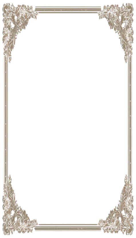 Floral Simple Frame Border PNG Transparent Background 28900997 PNG