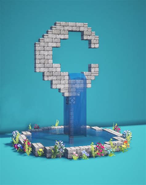 Fairy Minecraft Moon Fountain 🍄🌿 Fairytale Fairycore Fairy Tail 🌸