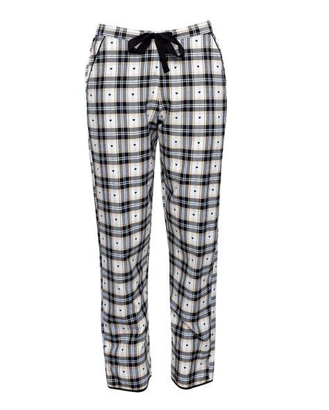 Beth Heart Dobby Check Pyjama Set TKD Lingerie