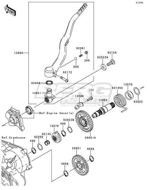 Shaft Kick Berg Racing Motocross Enduro Originaldelar