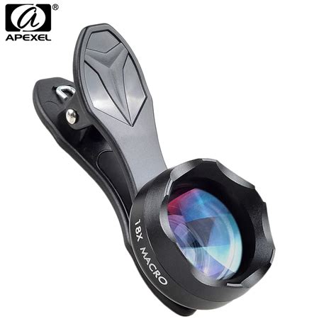 2018 new Universal Super Macro lens Clip on Cell Phone Camera Lens 18X Macro Lens for iPhone ...