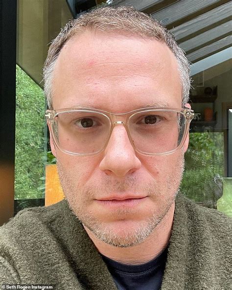 Seth Rogen Unveils Edgy Silver Buzz Cut With Smouldering Selfie Daily