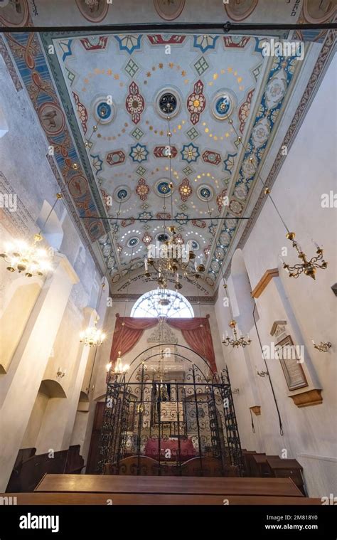 Religious Architecture The Remuh Synagogue Interior And Ornate