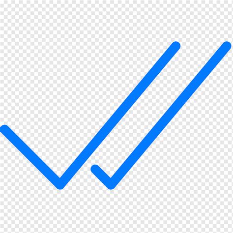 Two Blue Checked Marks Computer Icons Check Mark WhatsApp Green Tick