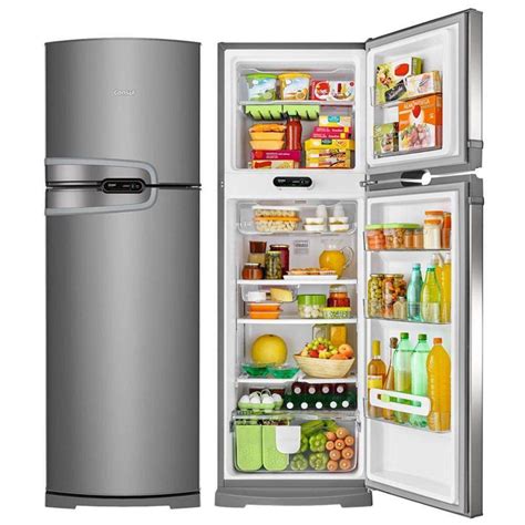 Geladeira Consul Frost Free 2 Portas 386L Platinum CRM43NK 127V Inox