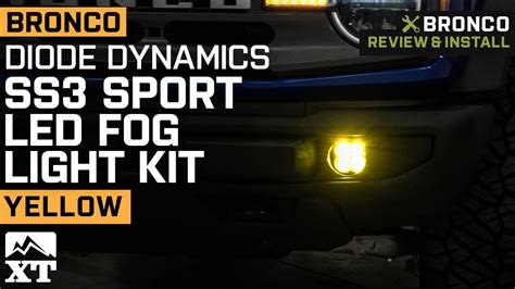 Bronco Diode Dynamics Ss Sport Type As Led Fog Light Kit