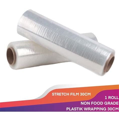 Jual Stretch Film 20 Cm X 250 M Stretch Film 30 Cm X 250 M Bening