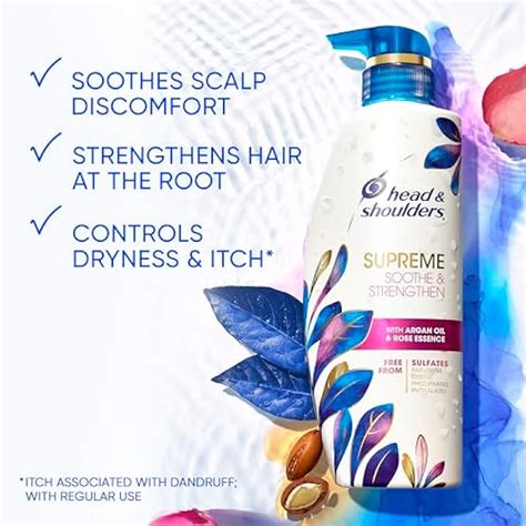 Head And Shoulders Supreme Sulfate Free Dandruff Shampoo With Argan Oil