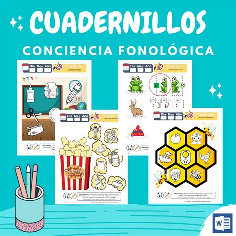 PACK Cuadernillos Conciencia Fonológica salduu