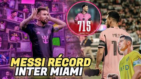 Messi Sigue Rompi Ndo Record Con El Inter Miami Vuelve A Superar A