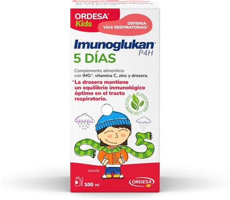 Imunoglukan P4H 5 Días 100ml 100ml Complemento Alimenticio con Zinc