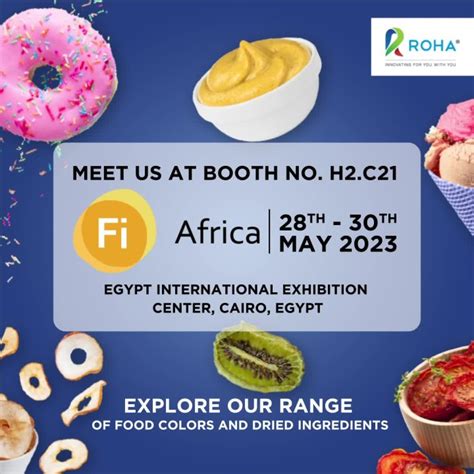 Saraf Foods By Roha On Linkedin Fi Africa Booth H2 C21 28th To