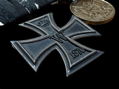 German Iron Cross Franco Prussian War Medal Bar