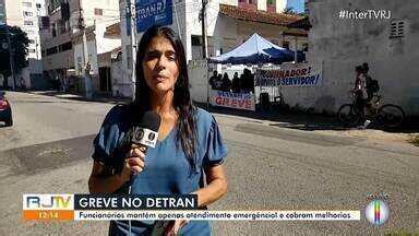 Rj Inter Tv Edi O Funcion Rios Do Detran Cruzam Os Bra Os