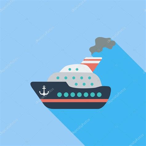 Ship Icon Stock Vector By Leshkasmok