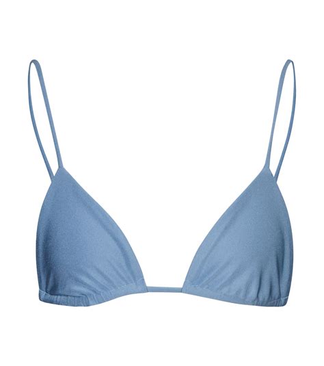 Via Bikini Top In Blue Jade Swim Mytheresa