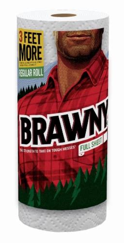 Brawny Full Sheet Roll Paper Towels Roll Kroger