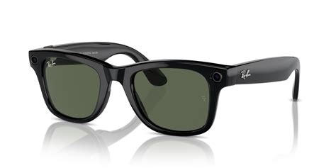 Ray-ban | Meta Wayfarer Sonnenbrillen in Schwarz und G-15 Grün - RW4008 ...