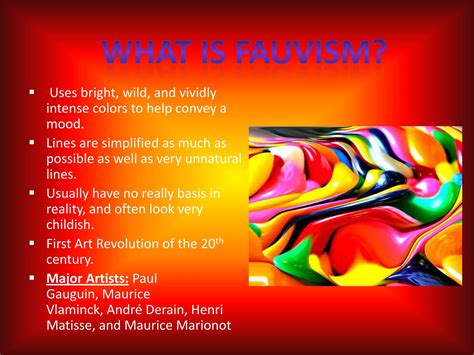 Fauvism Presentation Ppt