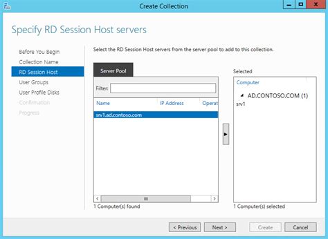 Configure Remote Desktop Services Collections In Windows Server 2012 R2