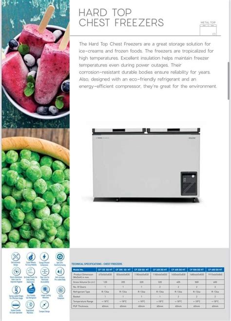 Voltas Chest Freezer Hard Top 500 Double Door At Rs 33290 Voltas