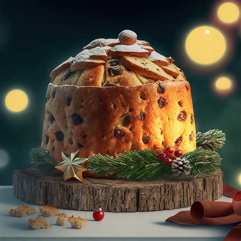 Premium Photo Panettone Is The Traditional Italian Dessert For Christmas