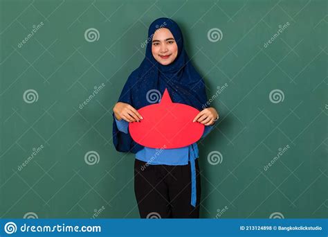 Confident And Happy Woman Concept Pretty Attractive Muslim Lady