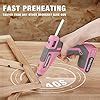 Amazon Workpro Pink Cordless Hot Melt Glue Gun V Rechargeable Fast Preheating Glue Gun