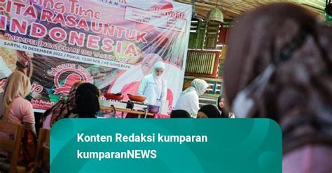 Peringati Hari Ibu Srikandi Ganjar Sumsel Gelar Kelas Masak Perempuan