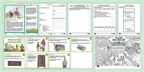 Balmoral Show KS2 Resource Pack Professor Feito Twinkl