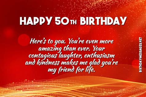 50th Birthday Wishes & Quotes - Happy 50th Birthday Messages | 50th ...