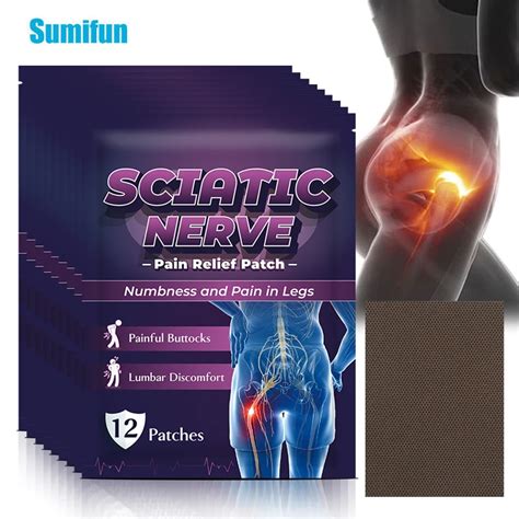 Pcs Sumifun Sciatic Nerve Pain Relief Patch Piriformis Hip