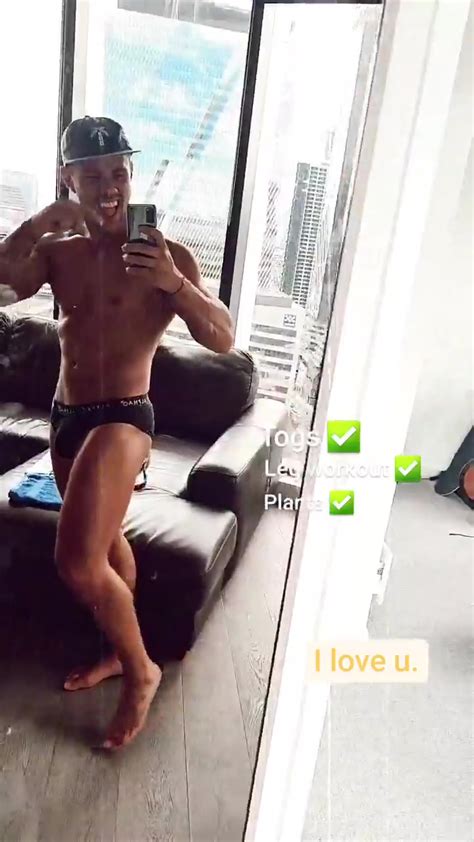 Auscaps Orpheus Pledger Shirtless On Instagram