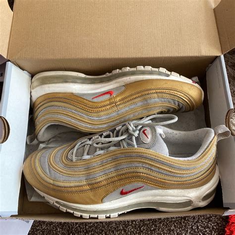 Nike Air Max 97 Gold Size 9 Great condition... - Depop