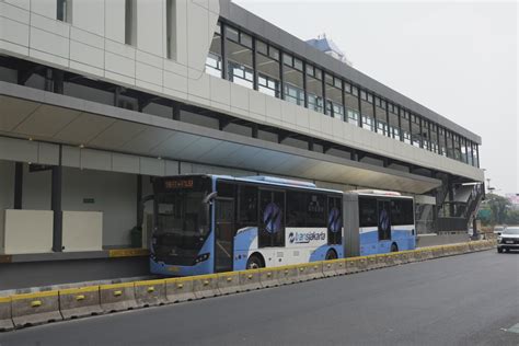 Halte Transjakarta Gatsu LIPI Selesai Di Revitalisasi EGINDO