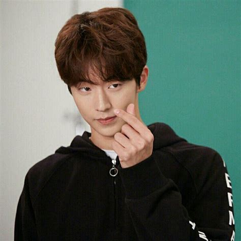 Nam Joo Hyuk Doing A Finger Heart Hes So Cute Nam Joo Hyuk Cute