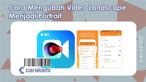 Cara Mengubah Video Landscape Menjadi Portrait Terbaru