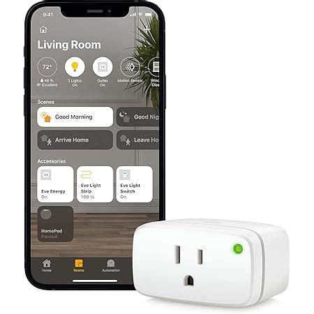 Eve Energy Strip Apple Homekit Smart Home Triple Outlet Power Meter