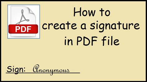 How To Electronically Sign A PDF Document On Windows 10 YouTube