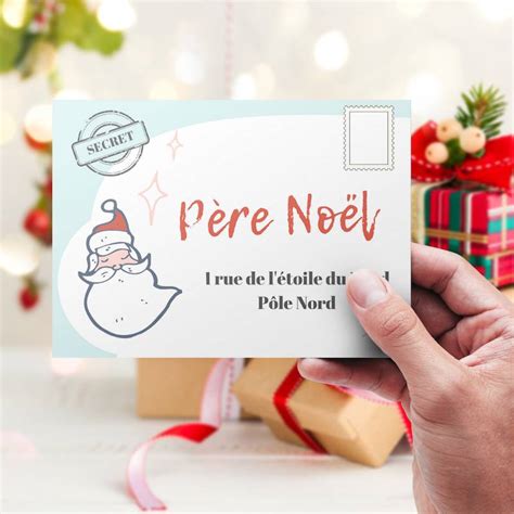 L Enveloppe Pour La Lettre Au P Re No L Imprimer Avec T Te Modeler