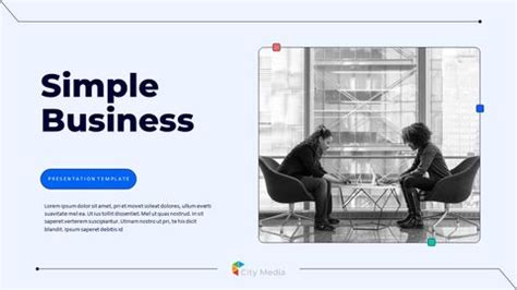 Simple Business fun google slides themes