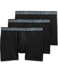 Jockey Synthetic 3pk. Logo Boxer Briefs in Blue for Men | Lyst