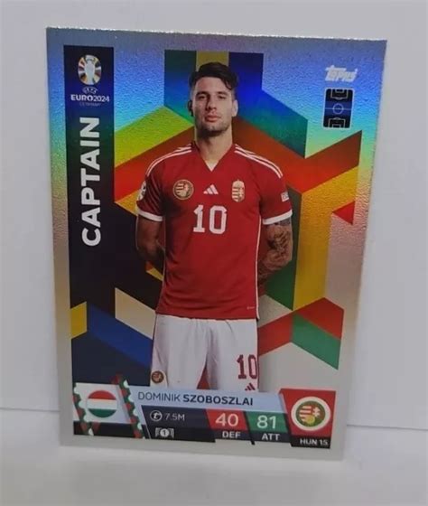 MATCH ATTAX UEFA EURO 24 Dominik Szoboszlai Kapitän HUN 15 EUR 0 23