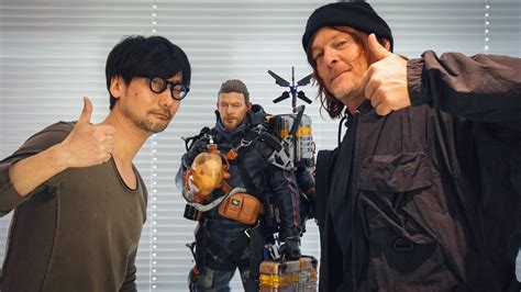 Stranding Norman Reedus visita estúdio de Hideo Kojima pela