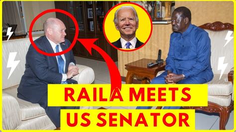 Raila Odinga And Us Senator Coons Meeting Sparks Speculation What