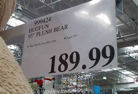 Hugfun 93 inch Plush Bear | Costco Weekender