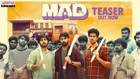 Mad Official Teaser Kalyan Shankar S Naga Vamsi Bheems