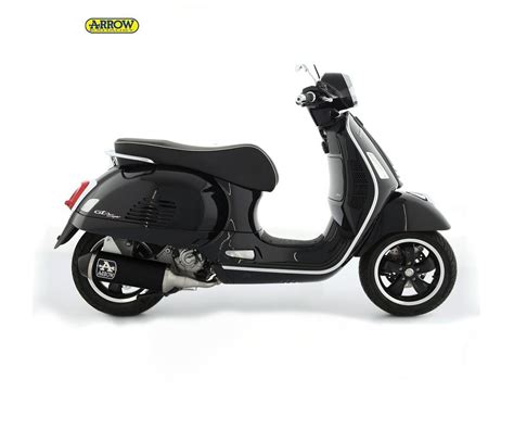 Komplett Auspuff Kat Arrow Urban Alu Schwarz Vespa Gts Hpe