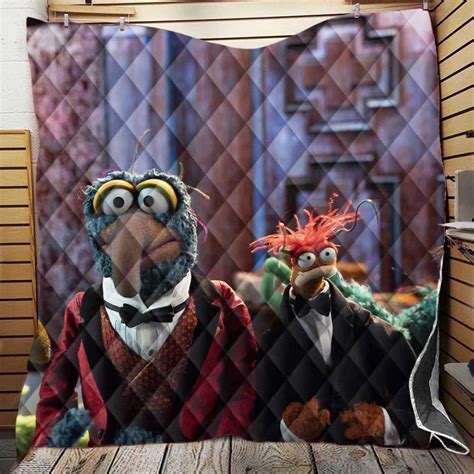 Muppets Haunted Mansion Movie Gonzo Frackles Quilt Blanket